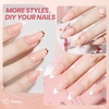 image:imageBeetles Orange Cat Eye Gel Nail Polish  15ML Orange Soda Summer Cat Eye Glitter Magnetic Gel Polish Shimmer Effect Soak Off UV French Nail Art Design Salon DIY Manicure Gifts for WomenB  Sheer Pink  Bare Bloom