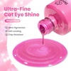 image:imageBeetles Orange Cat Eye Gel Nail Polish  15ML Orange Soda Summer Cat Eye Glitter Magnetic Gel Polish Shimmer Effect Soak Off UV French Nail Art Design Salon DIY Manicure Gifts for WomenB  Glassy Pink  Pitaya Glow