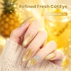 image:imageBeetles Orange Cat Eye Gel Nail Polish  15ML Orange Soda Summer Cat Eye Glitter Magnetic Gel Polish Shimmer Effect Soak Off UV French Nail Art Design Salon DIY Manicure Gifts for WomenK  Velvet Yellow  Pineapple Iced Teat