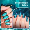 image:imageBeetles Orange Cat Eye Gel Nail Polish  15ML Orange Soda Summer Cat Eye Glitter Magnetic Gel Polish Shimmer Effect Soak Off UV French Nail Art Design Salon DIY Manicure Gifts for WomenD  Velvet Blue  Deep Sea Aurora