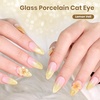 image:imageBeetles Orange Cat Eye Gel Nail Polish  15ML Orange Soda Summer Cat Eye Glitter Magnetic Gel Polish Shimmer Effect Soak Off UV French Nail Art Design Salon DIY Manicure Gifts for WomenK  Velvet Yellow  Lemon Veil