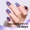 image:imageBeetles Orange Cat Eye Gel Nail Polish  15ML Orange Soda Summer Cat Eye Glitter Magnetic Gel Polish Shimmer Effect Soak Off UV French Nail Art Design Salon DIY Manicure Gifts for WomenJ  Rainbow Purple  Mystic Amethyst