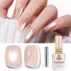 image:imageBeetles Orange Cat Eye Gel Nail Polish  15ML Orange Soda Summer Cat Eye Glitter Magnetic Gel Polish Shimmer Effect Soak Off UV French Nail Art Design Salon DIY Manicure Gifts for WomenE  Glassy Nude  Slipping Silk