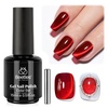 image:imageBeetles Orange Cat Eye Gel Nail Polish  15ML Orange Soda Summer Cat Eye Glitter Magnetic Gel Polish Shimmer Effect Soak Off UV French Nail Art Design Salon DIY Manicure Gifts for WomenRuby Red