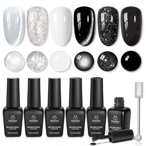 image:imageBeetles Blue Gel Nail Polish Set  Ocean Veil 6 Colors Jelly Summer Gel Nail Polish Kit Green Sheer Translucent Effect Soak off UV Nail Art DIY at Home Gift for Women00 Twilight Gleam