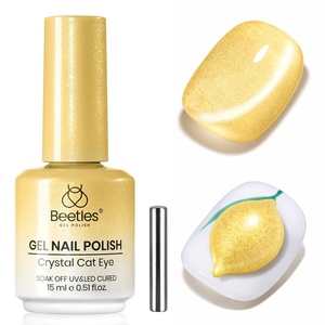 image:imageBeetles Orange Cat Eye Gel Nail Polish  15ML Orange Soda Summer Cat Eye Glitter Magnetic Gel Polish Shimmer Effect Soak Off UV French Nail Art Design Salon DIY Manicure Gifts for WomenK  Velvet Yellow  Lemon Veil