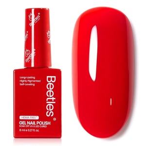 image:imageBeetles Orange Cat Eye Gel Nail Polish  15ML Orange Soda Summer Cat Eye Glitter Magnetic Gel Polish Shimmer Effect Soak Off UV French Nail Art Design Salon DIY Manicure Gifts for WomenC  Creme Red  8ML Crimson Harmony