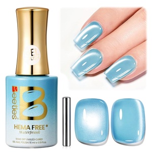 image:imageBeetles Orange Cat Eye Gel Nail Polish  15ML Orange Soda Summer Cat Eye Glitter Magnetic Gel Polish Shimmer Effect Soak Off UV French Nail Art Design Salon DIY Manicure Gifts for WomenD  Velvet Blue  Waterprank Pixie