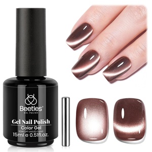 image:imageBeetles Orange Cat Eye Gel Nail Polish  15ML Orange Soda Summer Cat Eye Glitter Magnetic Gel Polish Shimmer Effect Soak Off UV French Nail Art Design Salon DIY Manicure Gifts for WomenI  Velvet Brown  Cinnamon Girl