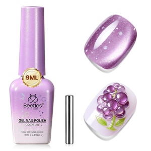 image:imageBeetles Orange Cat Eye Gel Nail Polish  15ML Orange Soda Summer Cat Eye Glitter Magnetic Gel Polish Shimmer Effect Soak Off UV French Nail Art Design Salon DIY Manicure Gifts for WomenJ  Velvet Purple  Iced Grape Essence