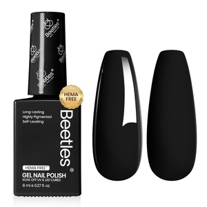 image:imageBeetles Orange Cat Eye Gel Nail Polish  15ML Orange Soda Summer Cat Eye Glitter Magnetic Gel Polish Shimmer Effect Soak Off UV French Nail Art Design Salon DIY Manicure Gifts for WomenG  Creme Black  8ML Silent Charm