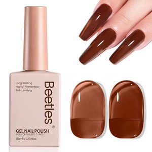 image:imageBeetles Orange Cat Eye Gel Nail Polish  15ML Orange Soda Summer Cat Eye Glitter Magnetic Gel Polish Shimmer Effect Soak Off UV French Nail Art Design Salon DIY Manicure Gifts for WomenI  Sheer Brown  Mocha Mist