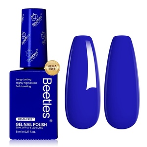 image:imageBeetles Orange Cat Eye Gel Nail Polish  15ML Orange Soda Summer Cat Eye Glitter Magnetic Gel Polish Shimmer Effect Soak Off UV French Nail Art Design Salon DIY Manicure Gifts for WomenD  Creme Blue  8ML Eternal Blue