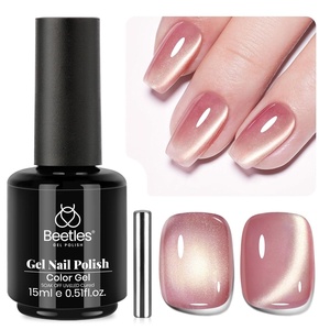 image:imageBeetles Orange Cat Eye Gel Nail Polish  15ML Orange Soda Summer Cat Eye Glitter Magnetic Gel Polish Shimmer Effect Soak Off UV French Nail Art Design Salon DIY Manicure Gifts for WomenB  Velvet Pink  Sunlit champagne