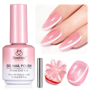 image:imageBeetles Orange Cat Eye Gel Nail Polish  15ML Orange Soda Summer Cat Eye Glitter Magnetic Gel Polish Shimmer Effect Soak Off UV French Nail Art Design Salon DIY Manicure Gifts for WomenB  Glassy Pink  Grapefruit Glow