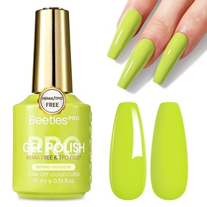 image:imageBeetles PRO Yellow Gel Polish  Chamomile Light HEMAFree amp TPOFREE 15ml Bright Lemon Yellow Color Gel Polish Summer UV LED Soak Off Gel for Salon amp Home UseSpring Meadow