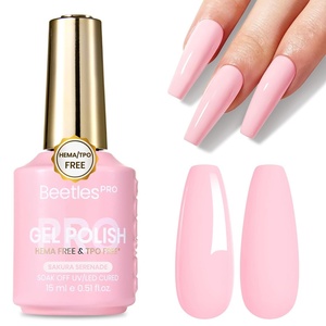 image:imageBeetles PRO Yellow Gel Polish  Chamomile Light HEMAFree amp TPOFREE 15ml Bright Lemon Yellow Color Gel Polish Summer UV LED Soak Off Gel for Salon amp Home UseSakura Serenade