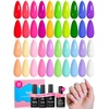 image:imageBeetles Neon Gel Nail Polish Set  75ML 20 Color Summer Gel Polish Kit with Base Coat Glossy amp Matte Top Coat Pearl Pink Blue Red Yellow Orange Gel Soak Off UV Led Nails Summer Gift for Women000 Deal Box Rainbow Core Gel Polish Set Pink