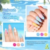 image:imageBeetles Neon Gel Nail Polish Set  75ML 20 Color Summer Gel Polish Kit with Base Coat Glossy amp Matte Top Coat Pearl Pink Blue Red Yellow Orange Gel Soak Off UV Led Nails Summer Gift for WomenTropical Bloom