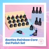 image:imageBeetles Neon Gel Nail Polish Set  75ML 20 Color Summer Gel Polish Kit with Base Coat Glossy amp Matte Top Coat Pearl Pink Blue Red Yellow Orange Gel Soak Off UV Led Nails Summer Gift for Women000 Deal Box Rainbow Core Gel Polish Set Pink