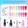 image:imageBeetles Neon Gel Nail Polish Set  75ML 20 Color Summer Gel Polish Kit with Base Coat Glossy amp Matte Top Coat Pearl Pink Blue Red Yellow Orange Gel Soak Off UV Led Nails Summer Gift for Women000 Deal Box Harmony Palette Gel Polish Set