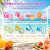 image:imageBeetles Neon Gel Nail Polish Set  75ML 20 Color Summer Gel Polish Kit with Base Coat Glossy amp Matte Top Coat Pearl Pink Blue Red Yellow Orange Gel Soak Off UV Led Nails Summer Gift for Women000JellyLike Summer