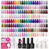 image:imageBeetles Neon Gel Nail Polish Set  75ML 20 Color Summer Gel Polish Kit with Base Coat Glossy amp Matte Top Coat Pearl Pink Blue Red Yellow Orange Gel Soak Off UV Led Nails Summer Gift for Women0100 Colors Beetles Nail Nook