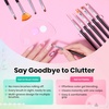 image:imageBeetles Neon Gel Nail Polish Set  75ML 20 Color Summer Gel Polish Kit with Base Coat Glossy amp Matte Top Coat Pearl Pink Blue Red Yellow Orange Gel Soak Off UV Led Nails Summer Gift for Women25pcs Nail Art Brushes