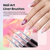 image:imageBeetles Neon Gel Nail Polish Set  75ML 20 Color Summer Gel Polish Kit with Base Coat Glossy amp Matte Top Coat Pearl Pink Blue Red Yellow Orange Gel Soak Off UV Led Nails Summer Gift for Women25pcs Nail Art Brushes