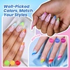 image:imageBeetles Neon Gel Nail Polish Set  75ML 20 Color Summer Gel Polish Kit with Base Coat Glossy amp Matte Top Coat Pearl Pink Blue Red Yellow Orange Gel Soak Off UV Led Nails Summer Gift for Women000 Deal Box Rainbow Core Gel Polish Set Pink