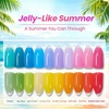image:imageBeetles Neon Gel Nail Polish Set  75ML 20 Color Summer Gel Polish Kit with Base Coat Glossy amp Matte Top Coat Pearl Pink Blue Red Yellow Orange Gel Soak Off UV Led Nails Summer Gift for Women000JellyLike Summer