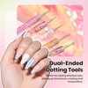 image:imageBeetles Neon Gel Nail Polish Set  75ML 20 Color Summer Gel Polish Kit with Base Coat Glossy amp Matte Top Coat Pearl Pink Blue Red Yellow Orange Gel Soak Off UV Led Nails Summer Gift for Women25pcs Nail Art Brushes