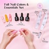 image:imageBeetles Neon Gel Nail Polish Set  75ML 20 Color Summer Gel Polish Kit with Base Coat Glossy amp Matte Top Coat Pearl Pink Blue Red Yellow Orange Gel Soak Off UV Led Nails Summer Gift for WomenColor Notes Collection