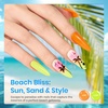image:imageBeetles Neon Gel Nail Polish Set  75ML 20 Color Summer Gel Polish Kit with Base Coat Glossy amp Matte Top Coat Pearl Pink Blue Red Yellow Orange Gel Soak Off UV Led Nails Summer Gift for WomenIsland Holiday