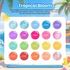 image:imageBeetles Neon Gel Nail Polish Set  75ML 20 Color Summer Gel Polish Kit with Base Coat Glossy amp Matte Top Coat Pearl Pink Blue Red Yellow Orange Gel Soak Off UV Led Nails Summer Gift for WomenTropical Bloom