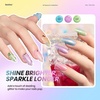 image:imageBeetles Neon Gel Nail Polish Set  75ML 20 Color Summer Gel Polish Kit with Base Coat Glossy amp Matte Top Coat Pearl Pink Blue Red Yellow Orange Gel Soak Off UV Led Nails Summer Gift for WomenVivid Moments