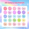 image:imageBeetles Neon Gel Nail Polish Set  75ML 20 Color Summer Gel Polish Kit with Base Coat Glossy amp Matte Top Coat Pearl Pink Blue Red Yellow Orange Gel Soak Off UV Led Nails Summer Gift for WomenRainbow Dreamscape