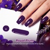 image:imageBeetles Purple Gel Polish  Royal Plum 1pc 15ml Deep Purple Color Soak Off UV LED Gel Polish Glossy Solid Nail Art Elegant Dark Nails for All Season Party Salon DIY Manicure