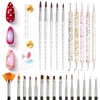 25pcs Nail Art Brushes