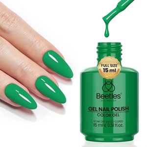 image:imageBeetles Green Gel Nail Polish  Bamboo Rhythm 15ML051Fl Oz Green Gel Polish ColorMatched Bottle SoakOff UV LED LongLasting Holiday amp Summer Nails Art for DIY Beginners amp Salon Pros