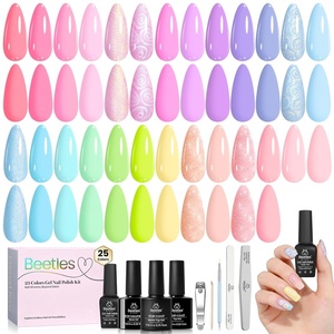 image:imageBeetles Neon Gel Nail Polish Set  75ML 20 Color Summer Gel Polish Kit with Base Coat Glossy amp Matte Top Coat Pearl Pink Blue Red Yellow Orange Gel Soak Off UV Led Nails Summer Gift for WomenRainbow Dreamscape