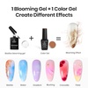 image:imageBeetles 110 PCS Gel Nail Polish Set 100 Colors Infinite Inspiration All Season Red Brown Green Blac with Blooming Clear Uv Led Blossom for Spreading Effect Marblee
