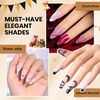image:imageBeetles 110 PCS Gel Nail Polish Set 100 Colors Infinite Inspiration All Season Red Brown Green Blac with Blooming Clear Uv Led Blossom for Spreading Effect Marblee