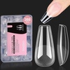 image:imageBeetles 119 PCS 100 Colors Gel Nail Polish Setand Gel Nail Tips 12 Sizes 288Pcs Medium Coffin Etch X Nail Tips