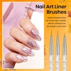 image:imageBeetles 31pcs Nail Art Brushes Nail Art Pens Dotting Tool amp Fall Nail Fest Gel Nail Polish Set  Nail Nook 119 PCS 100 Colors Gel
