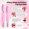 image:imageBeetles Cat Eye Nail Magnet 3 in 1 Multi Effect Magnetic Nails Art Tool amp Nail Stamp Kit 4PCS French Tip Stamper with Scraper