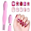 image:imageBeetles Cat Eye Nail Magnet 3 in 1 Multi Effect Magnetic Nails Art Tool amp Nail Stamp Kit 4PCS French Tip Stamper with Scraper