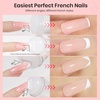 image:imageBeetles Cat Eye Nail Magnet 3 in 1 Multi Effect Magnetic Nails Art Tool amp Nail Stamp Kit 4PCS French Tip Stamper with Scraper