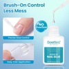 image:imageBeetles French Tips Press On Nails Short Square 150PCS Pink Soft Gel Full Cover amp Super Strong Nail Glue 10ml Brush On for Press On amp Acrylic Nails