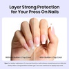 image:imageBeetles Gel Nail Glue Kit 15ml Nail Glue Builder amp Extra Glossy Top Coat 3 Pcs Soak Off UV Kit amp 4 Pcs 15ml Gel Top Base Coat Set